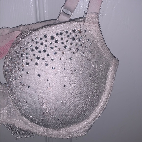 Vs dream angels lined Demi white crystals bra - Picture 6 of 8